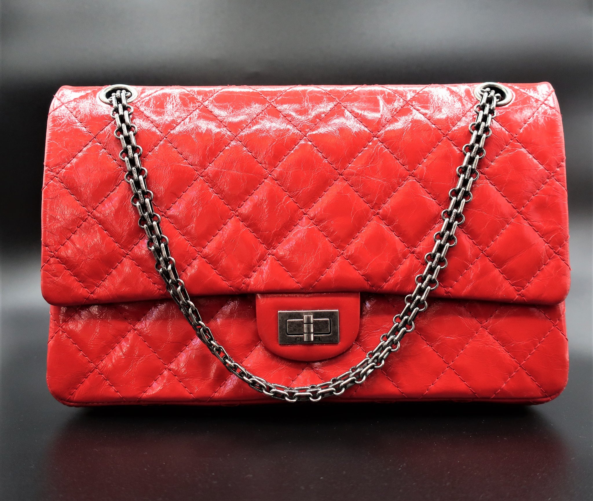 Chanel red 2.55 Clearance
