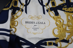 Hermès Brides de Gala Navy Scarf