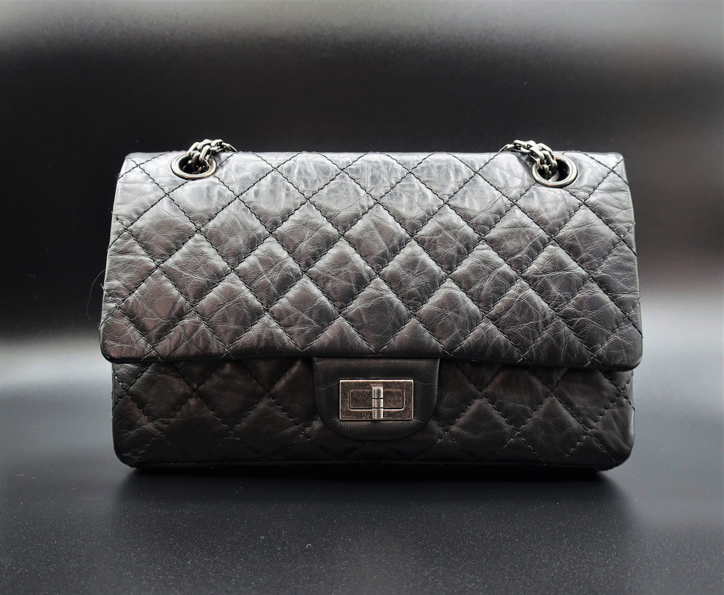Chanel 2.55 Black Bag  24 CM /Sold Out