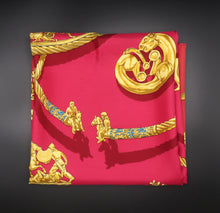 Cargar imagen en el visor de la galería, Hermès Les Cavaliers d&#39;or Scarf
