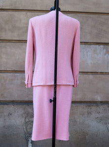 Chanel Pink Tweed Suit