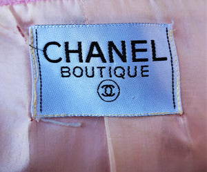 Chanel Pink Tweed Suit