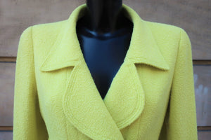 Chanel Lime Wool Suit