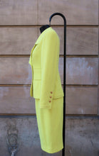 Load image into Gallery viewer, Chanel Lime Wool Suit
