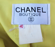 Load image into Gallery viewer, Chanel Lime Wool Suit
