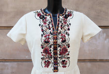 Cargar imagen en el visor de la galería, Embroidered Silk Dress

