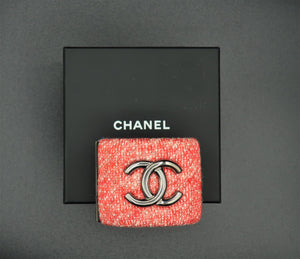 Chanel Tweed CC Bracelet