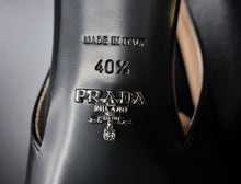 Cargar imagen en el visor de la galería, Prada Black Studded Kiltie Slingback Shoes
