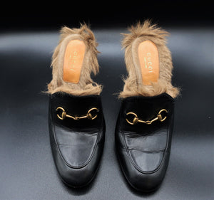 Gucci Princetown Heeled Mules