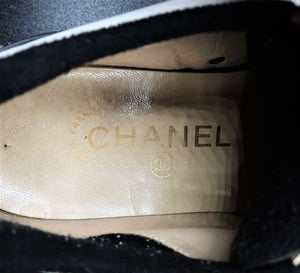 Chanel Black & White Sneakers