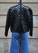 Charger l&#39;image dans la galerie, 9.	Chanel Black Sequin Jacket
