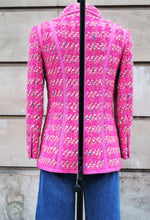 Cargar imagen en el visor de la galería, 10.	Chanel Pink Fantasy Shimmer Tweed Jacket
