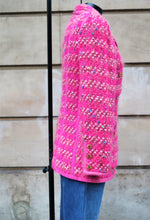 Charger l&#39;image dans la galerie, 10.	Chanel Pink Fantasy Shimmer Tweed Jacket
