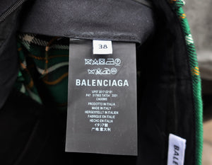 Balenciaga Convertible Tartan Trousers