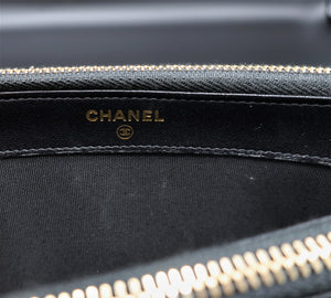 Chanel Black Chain Wallet