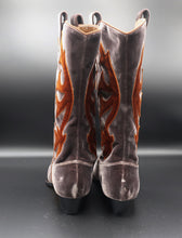 Load image into Gallery viewer, Vintage Suede Cowboy Boots
