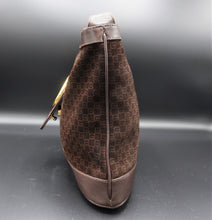Load image into Gallery viewer, 2.	Gucci GG Suede Monogram Bag

