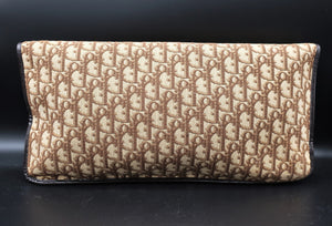 Christian Dior Fold-Over Monogram Clutch Bag