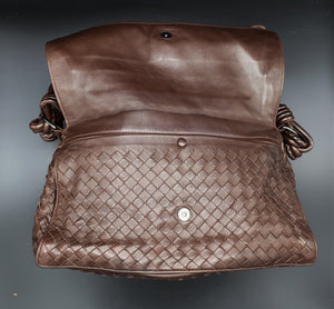 Bottega Veneta Braided Double-Flap Bag