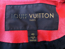 Cargar imagen en el visor de la galería, Louis Vuitton Red Leather Jacket
