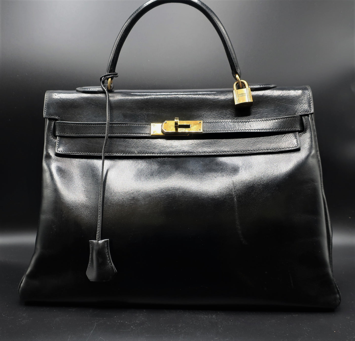 Hermès 35 CM Black Kelly Bag