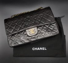 Load image into Gallery viewer, Chanel quilted black timeless 25 CM
