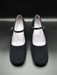 Vintage Gucci Wool Mary Jane Shoes