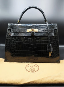 Hermès Croco Kelly Bag 32CM