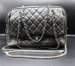 4.	Chanel Black Quilted Leather Bag