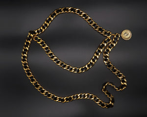 Chanel Chain & Leather Belt