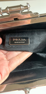 Vintage Prada Bag with siver metal hardware in excellent condition