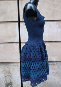Azzedine Alaïa Blue Dress