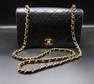 Chanel Vintage  Single Flap Quilted Bag