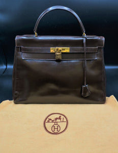 Hermès Kelly 32 CM Brown Bag