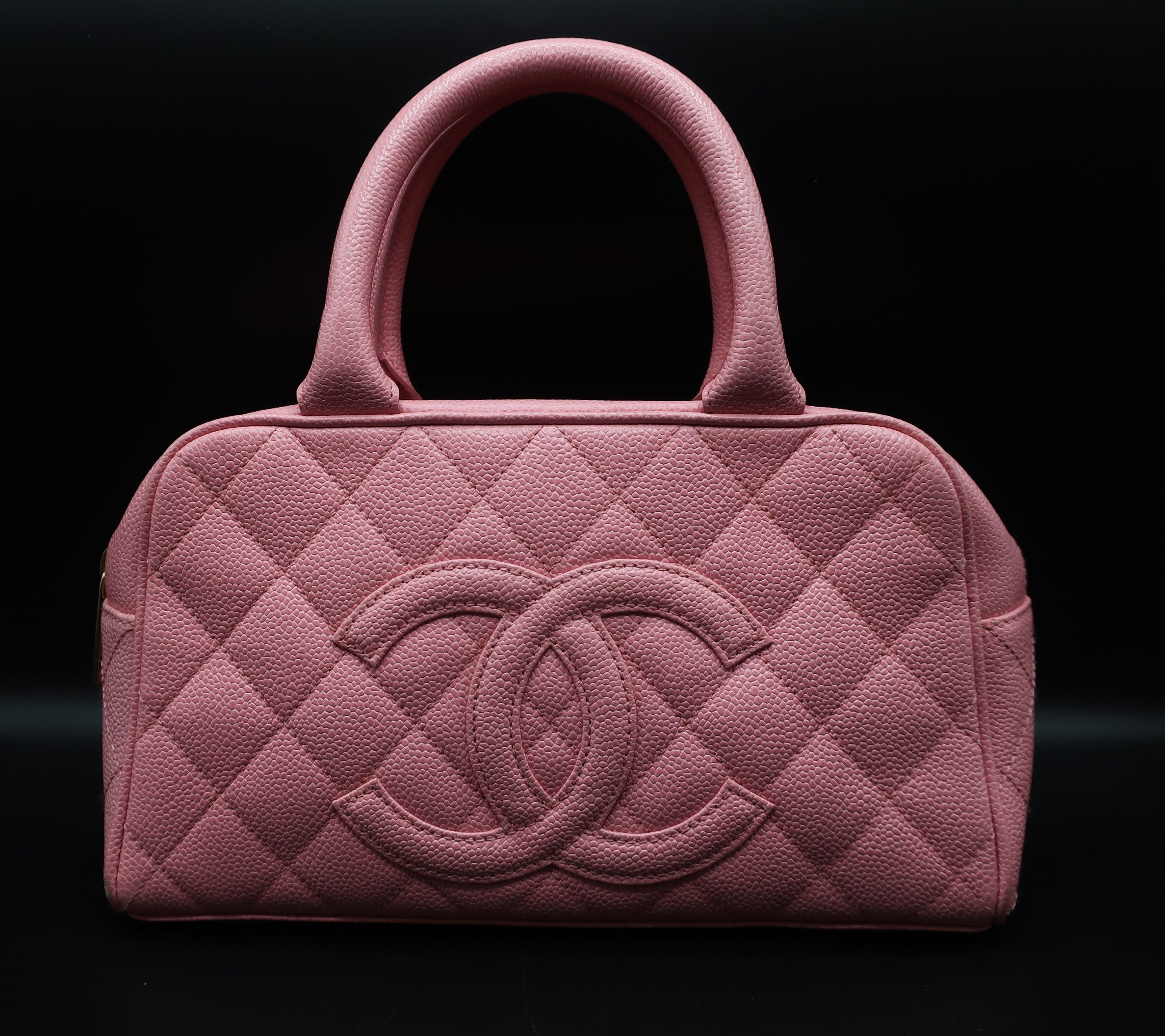 Chanel Pink Leather Handbag – hk-vintage