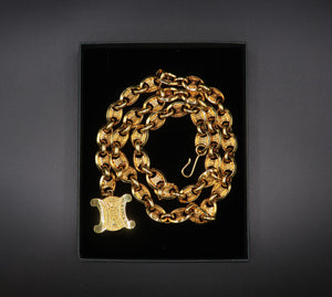 Céline Gold Chain Belt