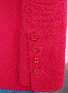 Chanel Fuchsia Tweed Jacket