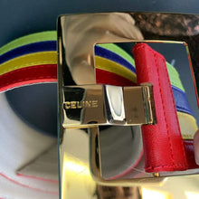Load image into Gallery viewer, Celine Vintage Tricolor Belt
