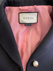 Manteau noir Gucci